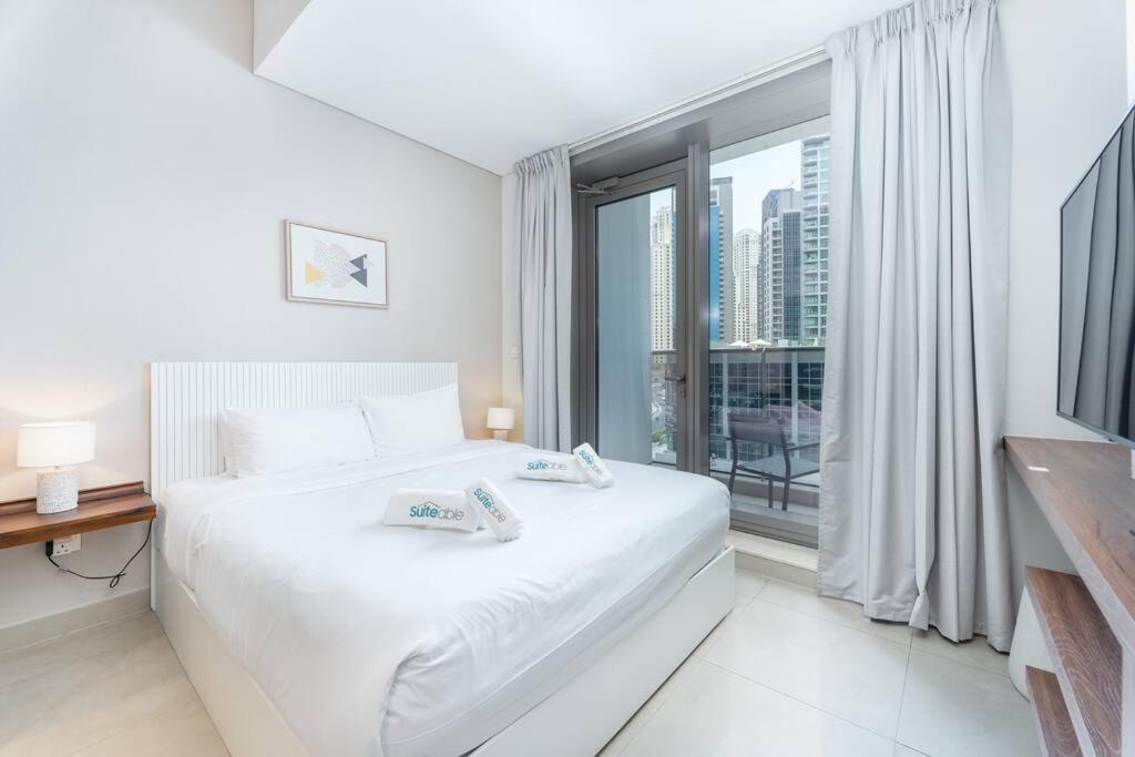 Cozy Studio In Sparkle Tower Jbr By Suiteable Dubai Esterno foto